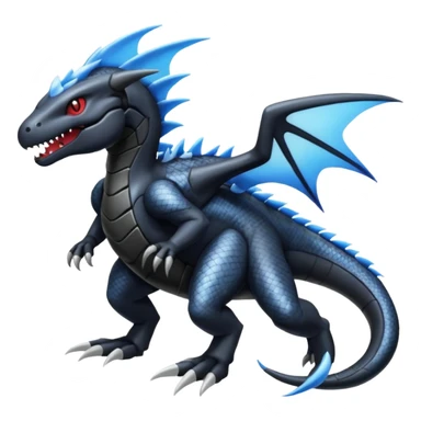 Salandit-Zekrom-Palkia-Fakémon-hybrid-creature (full body)  sticker