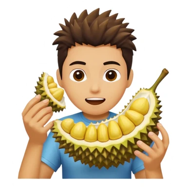 Lagi makan durianShark with a top hat sticker