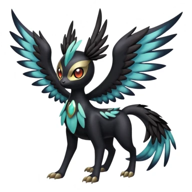 Meloetta-Nargacuga-Pokémon-Fakémon-creature sticker