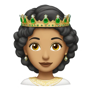 crown queen Saudi arabia sticker