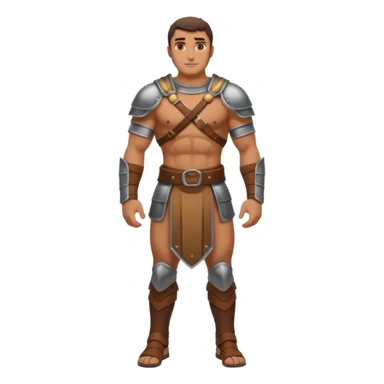 rey fuerte y poderoso de la epoca púnica, foto del cuerpo entero sticker