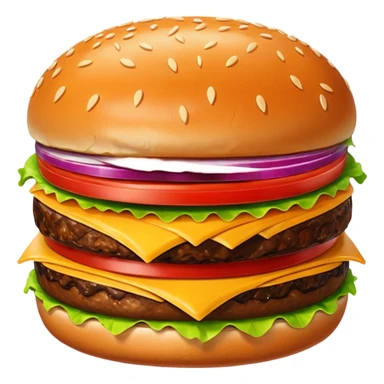 burger single patty sticker