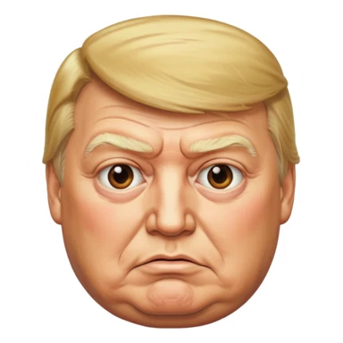 MAKE IT MUCH MORE REALISTIC, ESPECIALLY IN THE DONALD TRUMP FACE AND HAIR, MUCH MORE ELDERLY, AND MUCH MORE OBESE, TO REFLECT HIS REALITY sticker