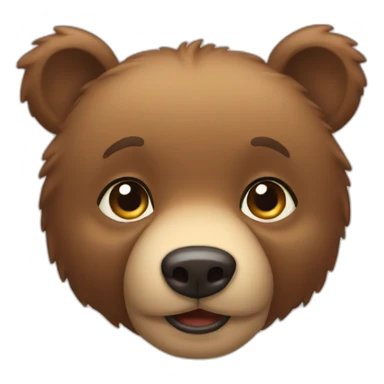 little bear sticker