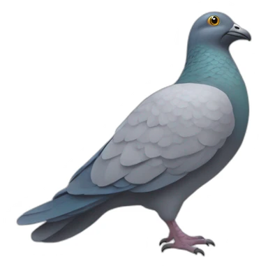Un dromadaire sur un pigeon sticker