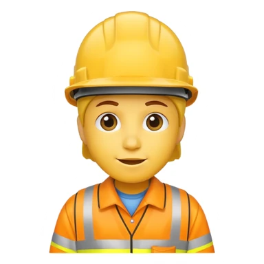 Construction hardhat sticker