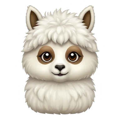 Little lama sticker