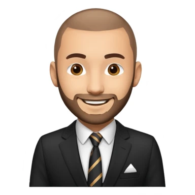 karim benzema in suit and tie sticker