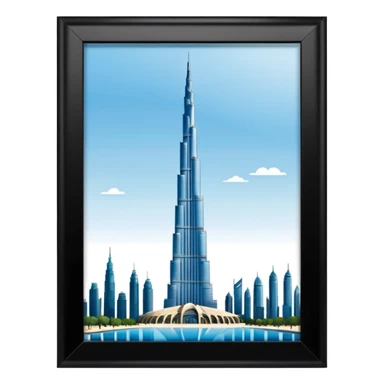 Burj khalifa sticker