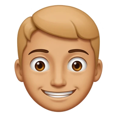 awkward grinning face  sticker