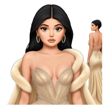 Kylie jenner met gala 2025 sticker