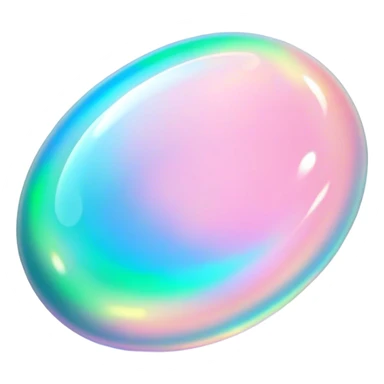 Cinematic Realistic Opal Emoji, Mystical and iridescent, with shifting colors of blue, green, and pink that dance across the smooth, milky surface. The gem’s unique play of light creates a mesmerizing, fluid effect, while a soft, glowing halo surrounds the stone. Soft glowing outline, capturing the essence of magic and mystery in a radiant opal. sticker