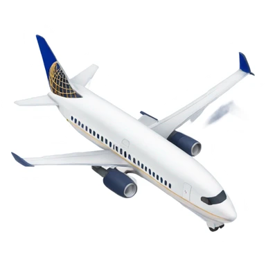 United airlines Boeing 737 sticker