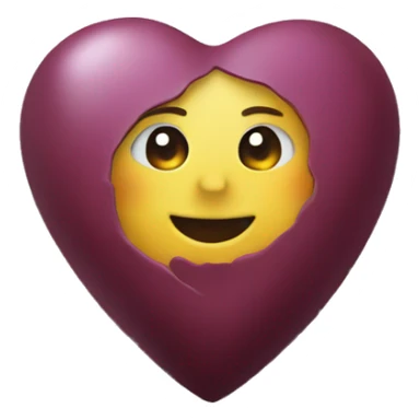 Heart in Bordeaux  sticker