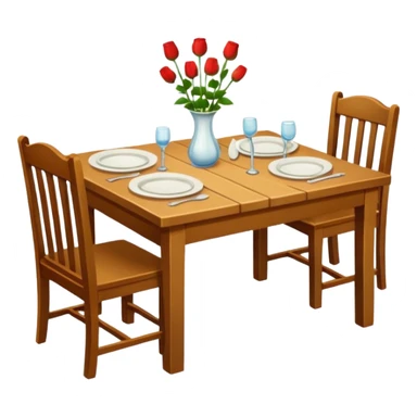 Dinner table sticker