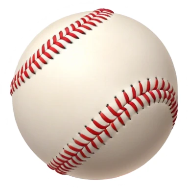 Cinematic Realistic Baseball Scene Emoji, depicted as an action-packed moment of a baseball in play with dynamic motion blur and crisp detailed textures, rendered with vibrant nostalgic lighting that captures the spirit of America's favorite pastime. sticker