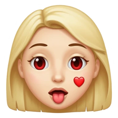 face with heart eyes and drooling mouth, combining expressions of love and desire sticker