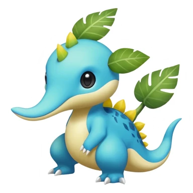Elemental Exotic Tropical Celestial Sparky Fierce Viney Vinal Dusky Aurorus-Amaura-Auroras-Pokémon-Fakémon-creature sticker