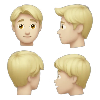 portrait finn the human sticker