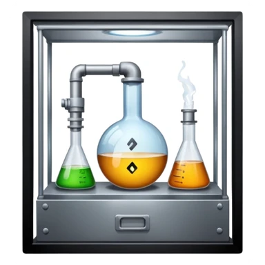 Secretive lab in a deserted place sticker