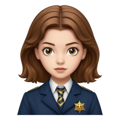 Barbara Palvin as Hermione Granger in ministry of magic sticker