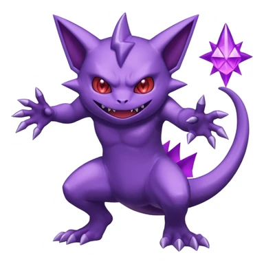 Gengar-Sableye-Mewtwo-fusion (full body) sticker