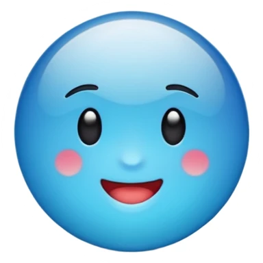 Emoji de verificación azul de tik tok pero que no salga la puntita de la verificación de la tilde que salga todo redondo  sticker