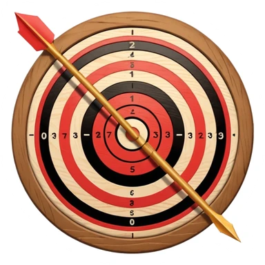 TIRO AL BLANCO CON FLECHA sticker