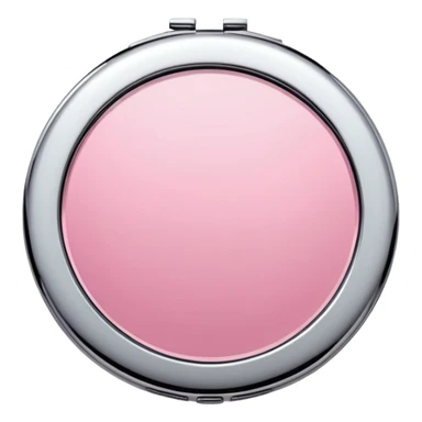 Blush compact mirror sticker