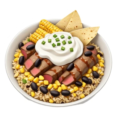 Chipotle steak burrito bowl ￼ sticker