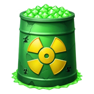 nuclear waste sticker