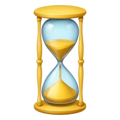 yellow Hourglasse sticker