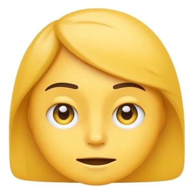 Generate a sarcastic emoji or sticker in a minimal flat-design style.  
The emoji should display a confident “nah, not today” attitude:  
- raised eyebrow  
- slight smirk  
- subtle eye-roll or side glance   sticker