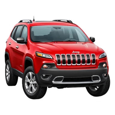 Jeep Cherokee red suv sticker
