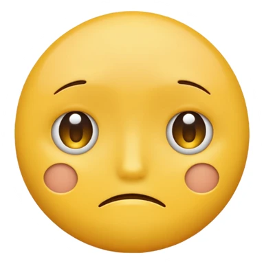 two emojis not happy stuck together no pink cheeks only two  sticker