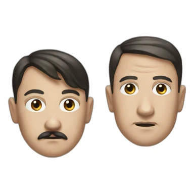 Hitler and david sticker