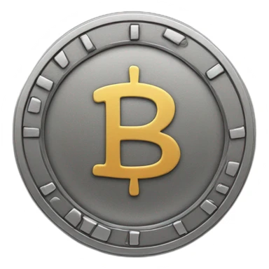 2b letters coin sticker