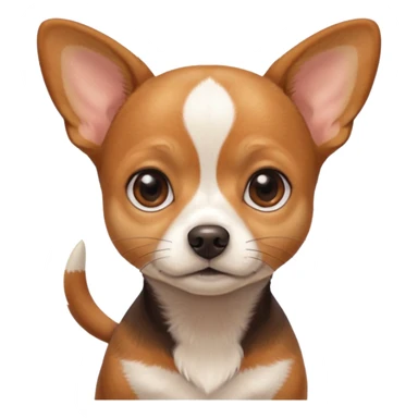un chien croisé beagle et chihuahua sticker
