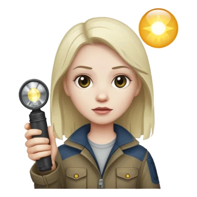 dead by daylight sable ward with a flashlight sticker