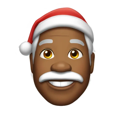 Oprah Winfrey as santa claus sticker