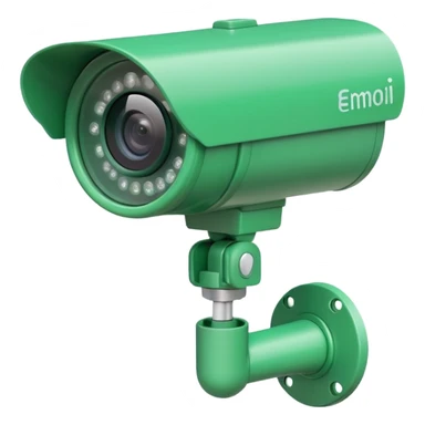 yeşil güvenlik kamerası sticker