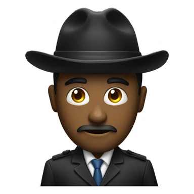 Black hat cyber security expert sticker