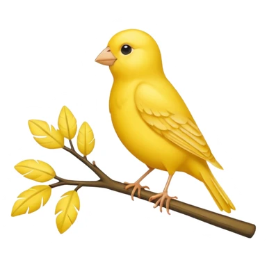 yellow canary sticker