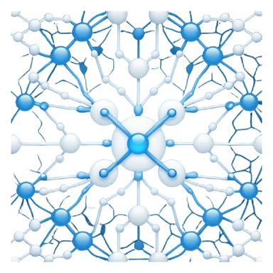 neural network pattern representing artificial intelligence sticker