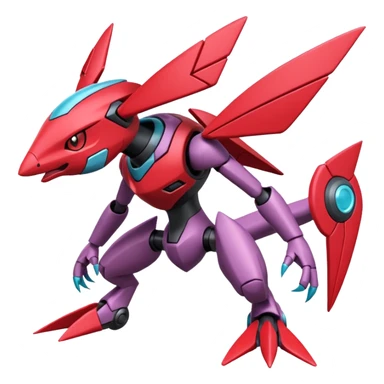 Heliolisk-Vikavolt-Weavile-Cyclizar-Genesect-Pokémon, full body sticker