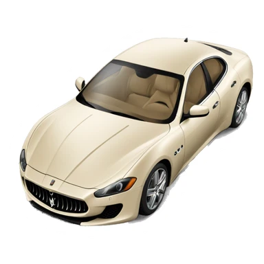 beige-maserati-car sticker