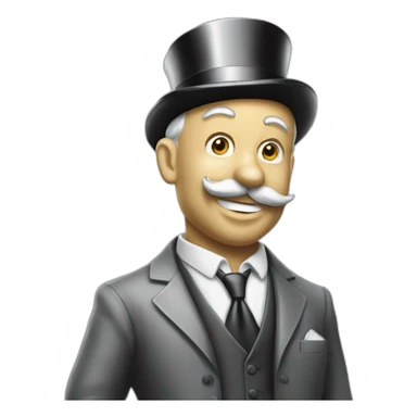 Monopoly Go Mr Monopoly sticker