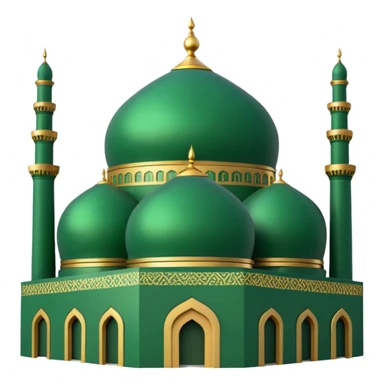 Medina green dome sticker