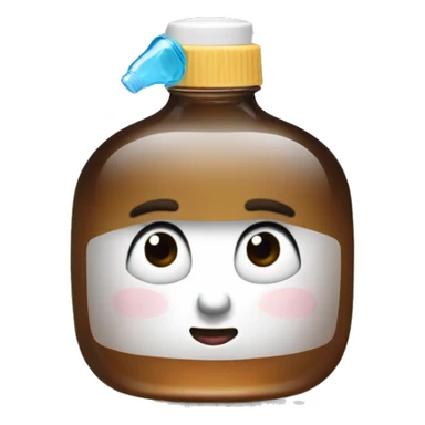 p diddy with a baby oil bottle sticker