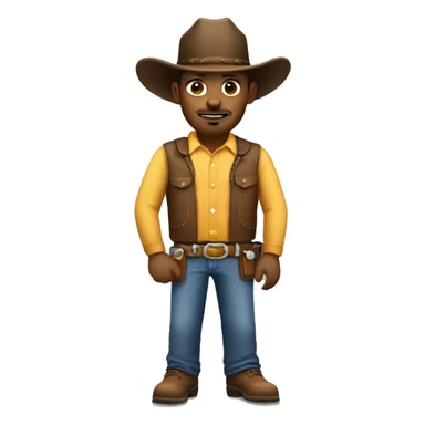 Developer software architect cowboy look sticker
